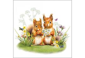 Ambiente Servietten kleine Eichhörnchen