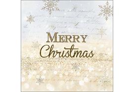 Ambiente Servietten Merry Christmas gold
