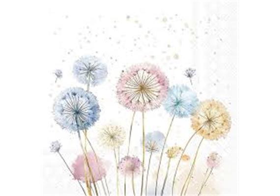 Ambiente Servietten Pusteblumen pastell