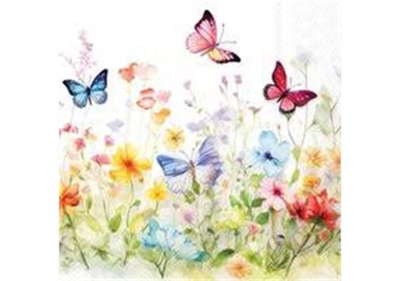 Ambiente Servietten Schmetterlingswiese