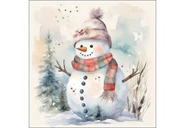 Ambiente Servietten Schneemann