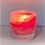 Duftkerze im Glas 65/75 mit Duft rose (rot)