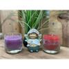 Duftkerze lavendel im Glas D:65 mm H:75mm (lila)