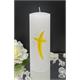 Firmung/Kommunion Kreuz gelb/silber mit Glitter