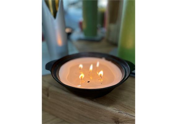Flammschale Gusseisen schwarz