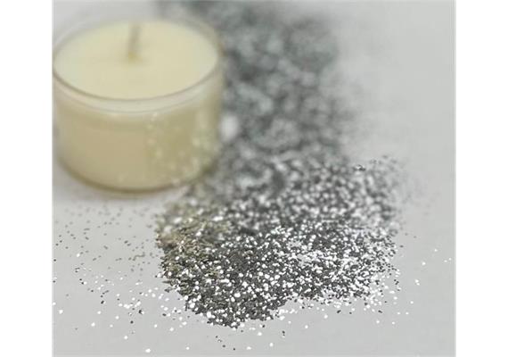 Glitter silber ca. 70 g