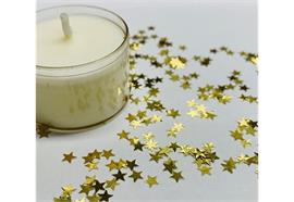 Glitter Sterne gold ca. 20 g