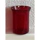 Grab-Glas bordeaux D: 78 mm H: 120 mm