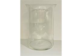 Grab-Glas weiss D: 75 mm H: 122 mm