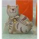 Katze liegend Kopf links L: 100 mm H: 110 mm