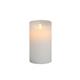LED Echtwachskerze weiss D: 90 mm H: 180 mm