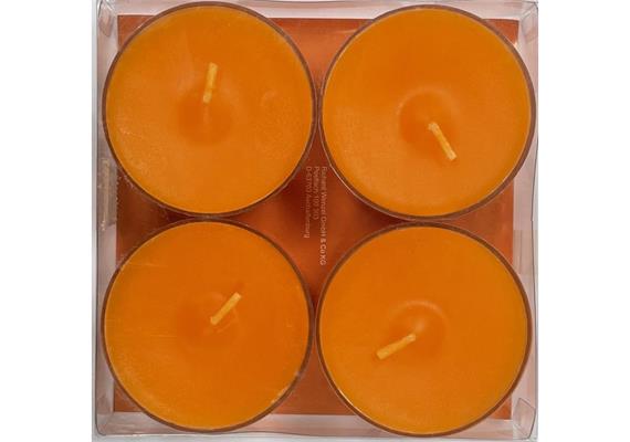 Maxilichter 58mm mandarin mit transp. Hülle 4er Tr