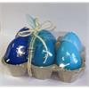 Ostereier Set blau D: 60 mm H: 45 mm