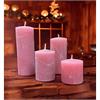 Raureifkerzen Adventsset altrosa