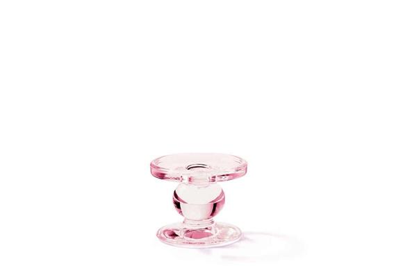 Stehender Kerzenhalter klein rosa