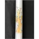 Taufkerze Baum gold