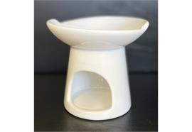 Teelicht Duftlampe D:90 mm H: 110 mm weiss