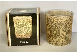Teelichtglas - Ein Licht für Dich Paisley D: 60 mm H: 65 mm