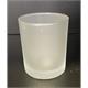Teelichtglas matt, Innen glatt D: 74 mm H: 86 mm