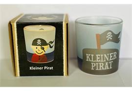 Teelichtglas Pirat D: 60 mm H: 65 mm