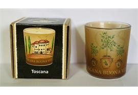 Teelichtglas Toscana D: 60 mm H: 65 mm