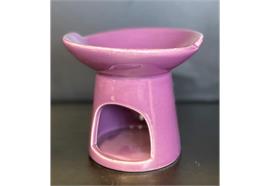 Teelichthalter Duftlampe D:90 mm H: 110 mm violett